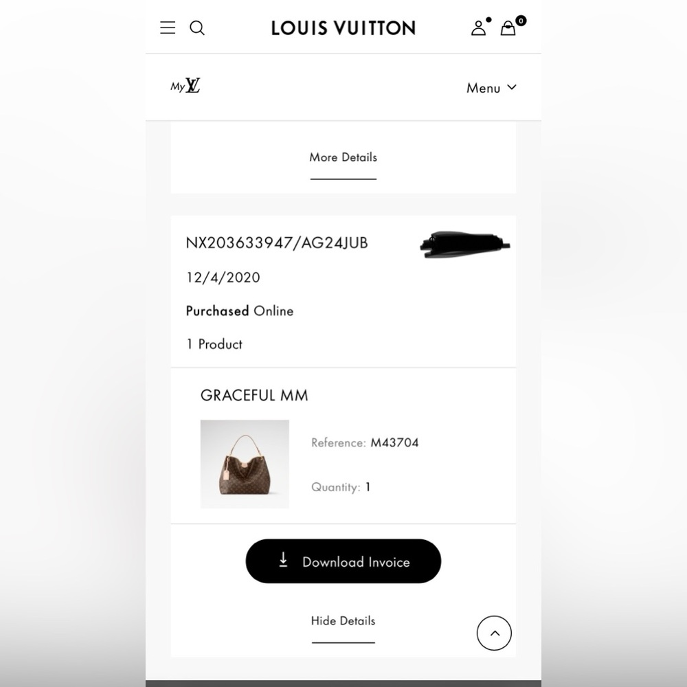 Graceful MM authentic Louis Vuitton - Picture 15 of 17